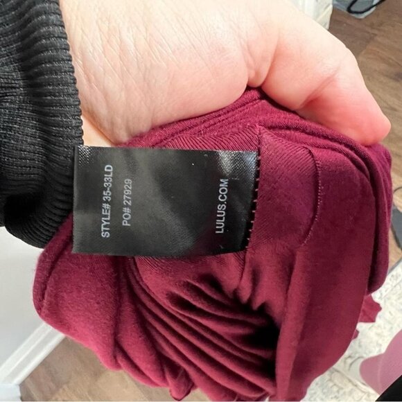 Lulus Womens Size Medium Tricks of the Trade Burgundy Maxi Dress Convertible - Picture 12 of 15